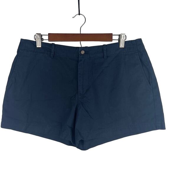POLO RALPH LAUREN LIGHTWEIGHT TISSUE CHINO SHORTS IN NAVY NWT WOMEN'S SIZE 10 - Picture 1 of 13